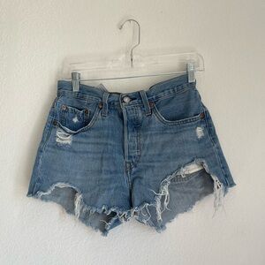 Vintage Levi’s 501 Distressed Cutoff Shorts